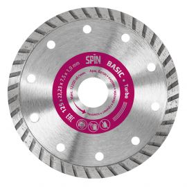Диск алмазный "Spin  Тurbo Basic" сплошная кромка, сухой рез 125х22,23х7,5x1,9 мм